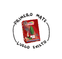 Arcoirispy comida salsa mate te Sticker