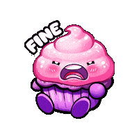Angry Over It Sticker by Candy Kult Land