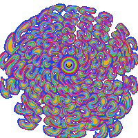 Flower Twirl Sticker