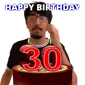 Turning 30 30Th Birthday Sticker