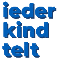 Ieder Kind Telt Sticker by Compassion Nederland
