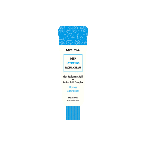 moiracosmetics skincare cream facial moira Sticker