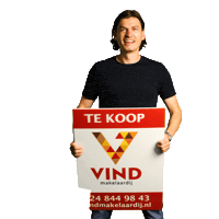 Vindmakelaardij vind vindmakelaardij Sticker