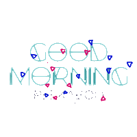 Good Morning Neon Sticker by Peekaboo