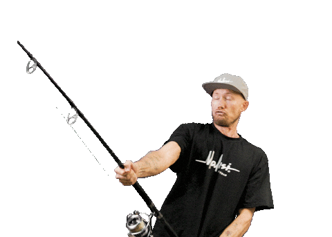Fishing Sticker by Malosi Studio