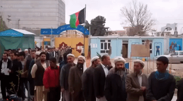 Voters Flock to Polling Center in Mazar-E-Sharif