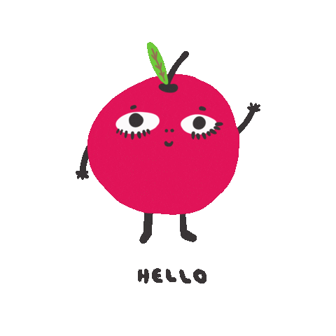 HAPPISIS giphyupload hello apple happisis Sticker