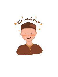 cocowidiob eid mubarak lebaran idulfitri lebaranday Sticker