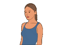 girl kiss Sticker