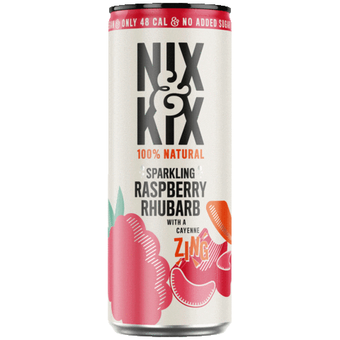 Vegan Raspberry Sticker by Nix & Kix