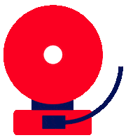 kengurknjizara ring bell cas skola Sticker