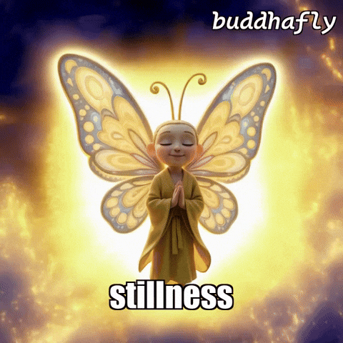 Enlightenment Presence GIF by BuddhaFlyJourney