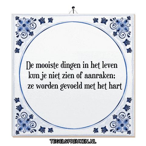 Hart Troost Sticker by Tegelspreuken.nl