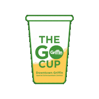 downtowngriffin griffin griffinga downtowngriffin gocup Sticker