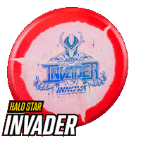Disc Golf Invader Sticker by Innova Discs