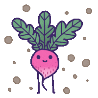 zapanka dance fun beet radish Sticker