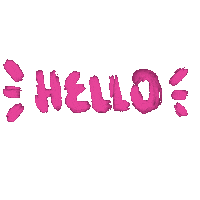 zapanka hello pink hi zapanka Sticker