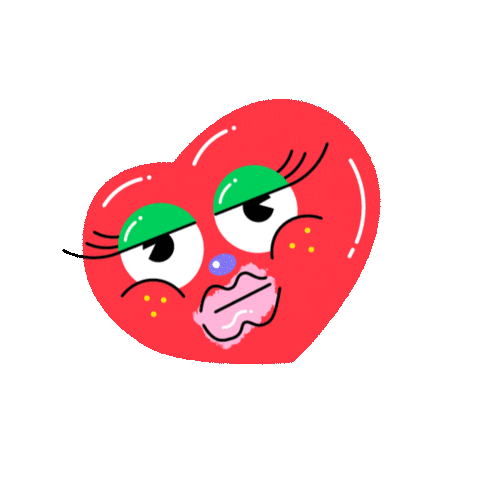 Kellyodude love heart valentines selflove Sticker