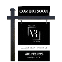 vilensky coming soon sign vilensky realty vaughan on real estate vr real estate Sticker