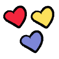mariahferrett love heart color shine Sticker