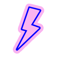Blitz Sticker by dreierlei.ch