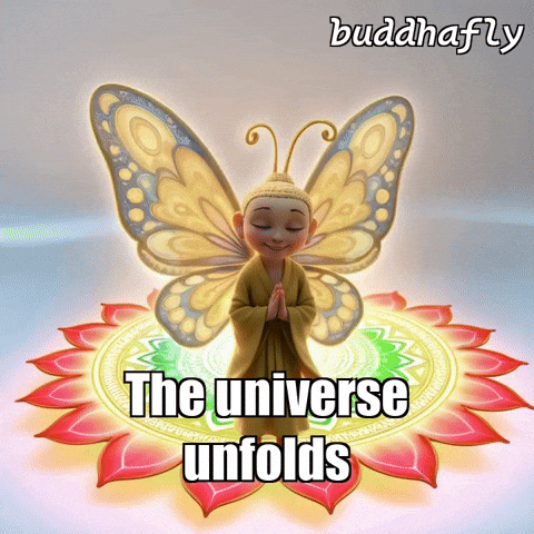 Meditation Glow GIF by BuddhaFlyJourney