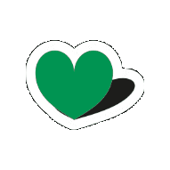 Heart Kos Sticker by Druck und Werte Creatives
