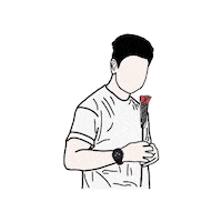 Flower Artist Sticker