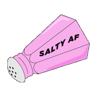 salty af Sticker by Public Desire