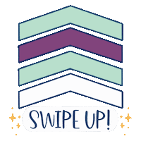 Swipe Up Sticker by The Budget Mom, LLC.