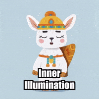 Wisdom Self-Reflection GIF by Llamaozi