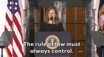 Swearing In Amy Coney Barrett GIF by GIPHY News
