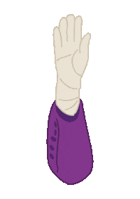 Queen Elizabeth Hello Sticker by The Online Studio