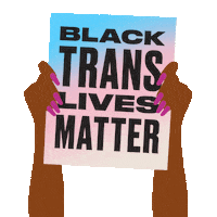 Black Lives Matter Pride Sticker by Refinery29