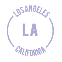 Los Angeles Hollywood Sticker by Rob Jelinski Studios, llc.