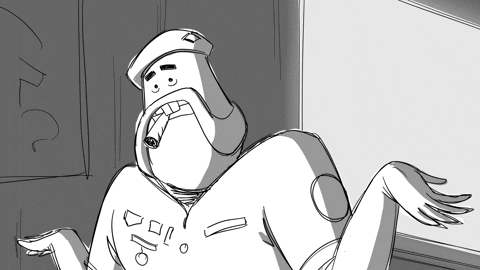 Scared Soldier GIF by CC0 Studios