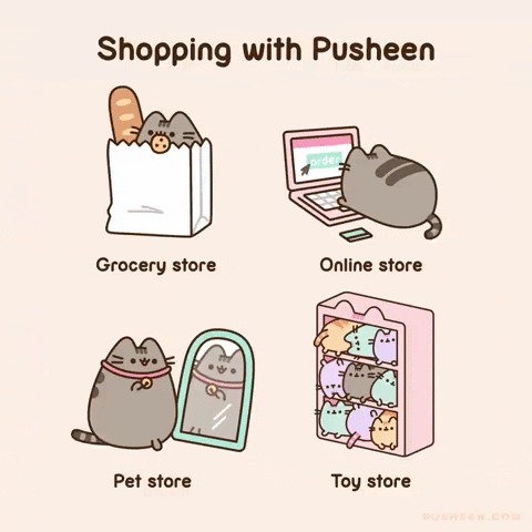 starturtle87 giphyupload cat shopping meow GIF