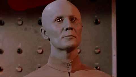 SpookyFlicks giphygifmaker creation of the humanoids GIF