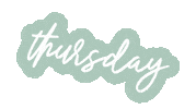 ajenericadventure thursday day of the week meal planning jeneric Sticker