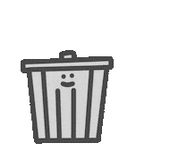Garbage Can Sticker