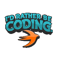 Coding Rather Be Sticker
