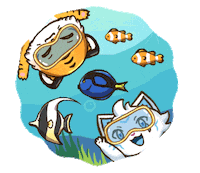 Sumatran Tiger Fish Sticker by EVOS ROAR