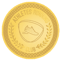 athletesrunningclub running run club medal Sticker