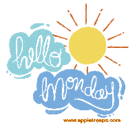 Happy Monday Morning Sticker by appletreeps