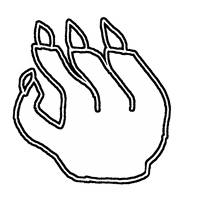 Giftige Finger Sticker by Soybot