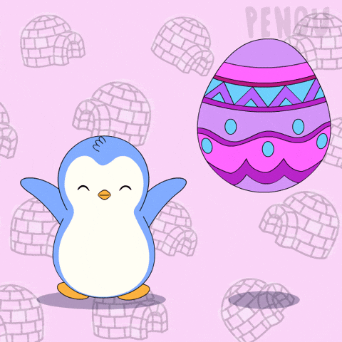 Easter Eggs Penguin GIF by Pudgy Penguins