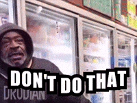 No Good Dont Do That GIF by DRODIAN™ BRAND