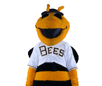 bumble bee baseball Sticker by Salt Lake Bees