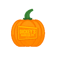 Halloween Pumpkin Sticker by Dickey's Barbecue Pit