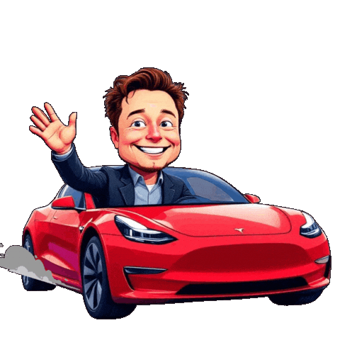 Elon Musk Trending Sticker